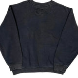 Reebok Sweatshirt - Large Black Cotton
