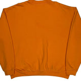 Adidas College Sweatshirt - XL Orange Cotton