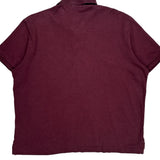 Polo By Ralph Lauren Polo Shirt - Large Burgundy Cotton