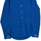 Tommy Hilfiger Polka Dot Patterned Shirt - Small Blue Cotton