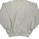 Made In USA Jerzees Horse Racing Sweatshirt - XL White Cotton Blend