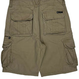 Quiksilver Cargo Shorts - 32W 10L Khaki Cotton