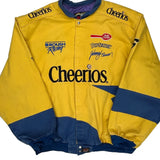 Roush Racing Jh Designs Cheerios Nascar Bomber Jacket - 4XL Blue Polyester