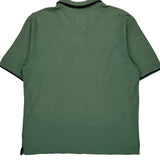 Timberland Polo Shirt - Large Green Cotton