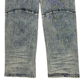 Unbranded Graphic Jeans - 34W 30L Light Wash Cotton