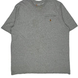 Carhartt Tall T-Shirt - 2XL Gray Cotton