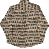 Woolrich Elk Moose Aop Patterned Shirt - Large Brown Cotton