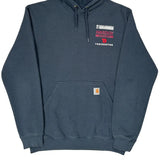 Heavy Equipment Repair Carhartt Hoodie - Medium Blue Cotton