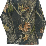 Age 12-13 Red Head Camo Long Sleeve T-Shirt - Large Khaki Cotton