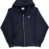 Reverse Weave Champion Hoodie - Medium Navy Cotton