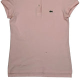 Lacoste Polo Shirt - Medium Pink Cotton