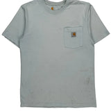 Carhartt T-Shirt - Small Light Wash Cotton