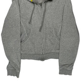 Nike Hoodie - Large Grey Cotton Blend