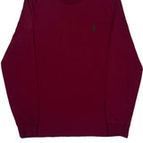 Polo By Ralph Lauren Long Sleeve T-Shirt - Medium Burgundy Cotton