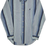 Ralph Lauren Striped Shirt - Small Blue Cotton