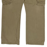 Wrangler Cargo Trousers - 34W 32L Khaki Cotton