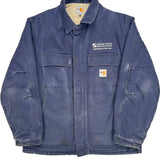 Maintenance Services Carhartt Jacket - Large Blue Cotton