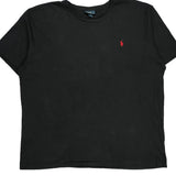 Polo By Ralph Lauren T-Shirt - 2XL Black Cotton