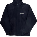 Chaps Ralph Lauren Full Zip Fleece Jacket - XL Black Polyester