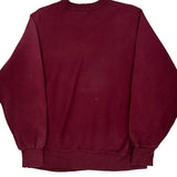 Lee College Sweatshirt - Medium Burgundy Cotton