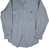 Yarmouth Ralph Lauren Shirt - Large Blue Cotton