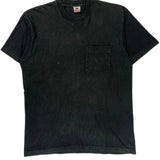 90S Blank Fruit Of The Loom T-Shirt - XL Black Cotton