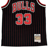Chicago Bulls Mitchell & Ness #33 Pippen Jersey - Large Black Polyester