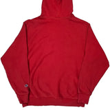 Reverse Weave Champion Hoodie - Large Red Cotton Blend
