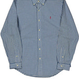 Ralph Lauren Checked Shirt - Medium Blue Cotton