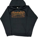 Thrasher Hoodie - Small Black Cotton