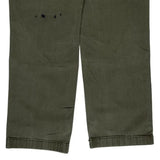 Carhartt Double Knee Carpenter Pants - 29W 29L Green Cotton