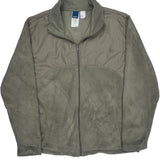 Reebok Full Zip Fleece Jacket - XL Gray Polyester