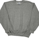Gildan Blank Sweatshirt - XL Gray Cotton Blend