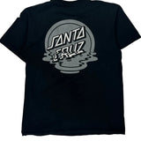 Santa Cruz Graphic T-Shirt - Medium Black Cotton