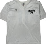 Moline Fc Adidas 2020-21 Away Football Shirt - XL White Polyester