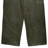 Denver Hayes Carpenter Pants - 35W 29L Gray Corduroy