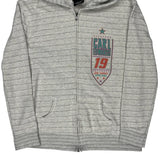 Joe Gibbs Chase Authentics Nascar Hoodie - XL Gray Cotton Blend