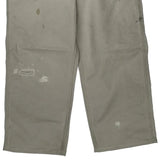 Carhartt Double Knee Carpenter Trousers - 36W 30L Beige Cotton