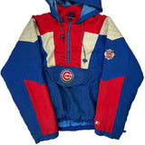 Chicago Cubs Starter Graphic Windbreaker - Large Blue Nylon