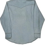 Wrangler Denim Shirt - XL Light Wash Cotton