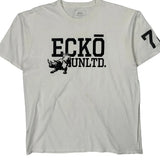 Ecko Unltd Graphic T-Shirt - XL White Cotton