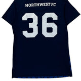 Age 12-14 Adidas Northwest Fc Jersey - Medium Blue Polyester