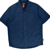 Patagonia Short Sleeve Shirt - Medium Blue Hemp
