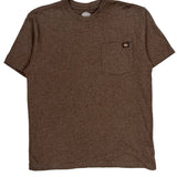 Dickies T-Shirt - Medium Brown Cotton Blend