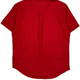 Levis Slim Fit Short Sleeve Shirt - XL Red Cotton