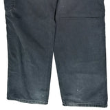 Carhartt Carpenter Trousers - 38W 30L Black Cotton
