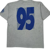 Single Stitch Francis Howell Seniors Fruit Of The Loom College T-Shirt - Large Gray Cotton Blend