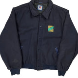 Rennoc Graphic Bomber Jacket - 2XL Navy Polyester