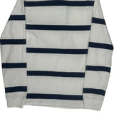 Polo By Ralph Lauren Striped Rugby Shirt - Small Navy Cotton
