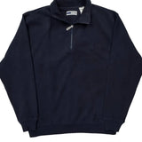 Fila 1/4 Zip - Large Navy Cotton